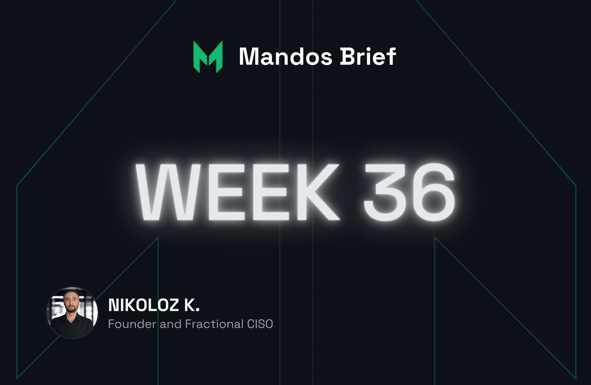 mandos newsletter by nikoloz kokhreidze cybersecurity leadership newsletter