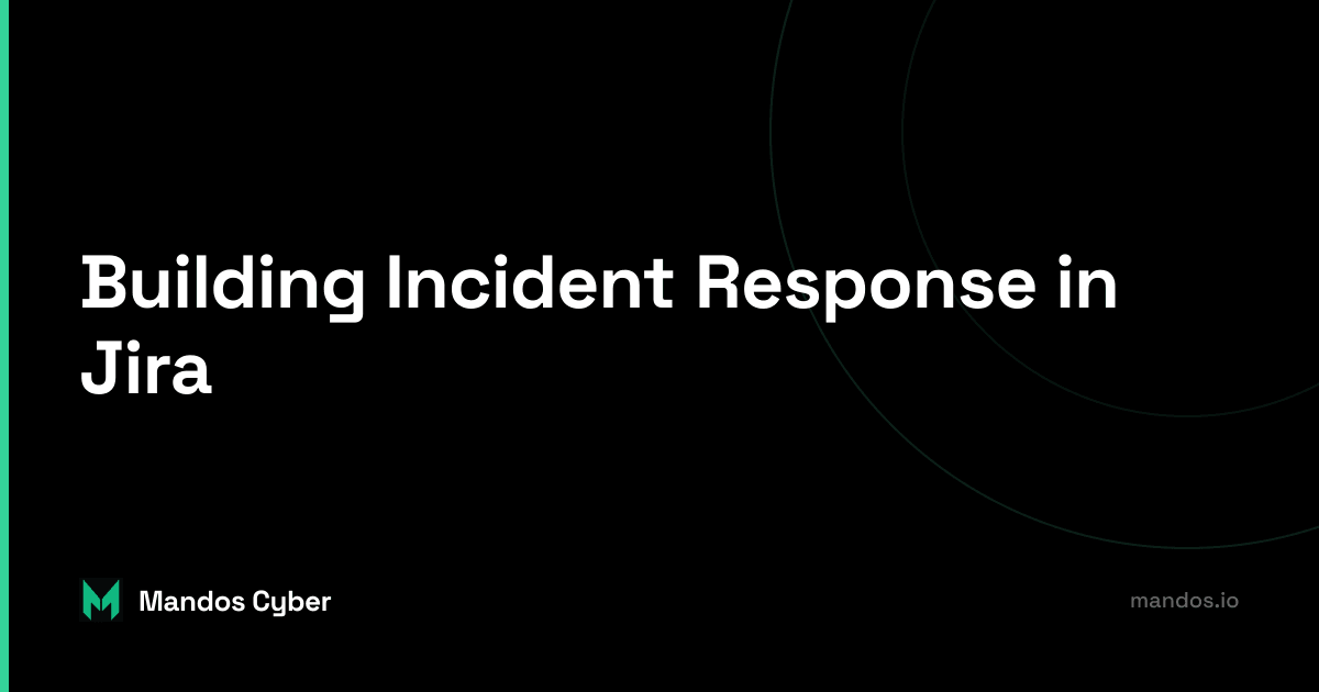 Jira incident response plan dashboard.