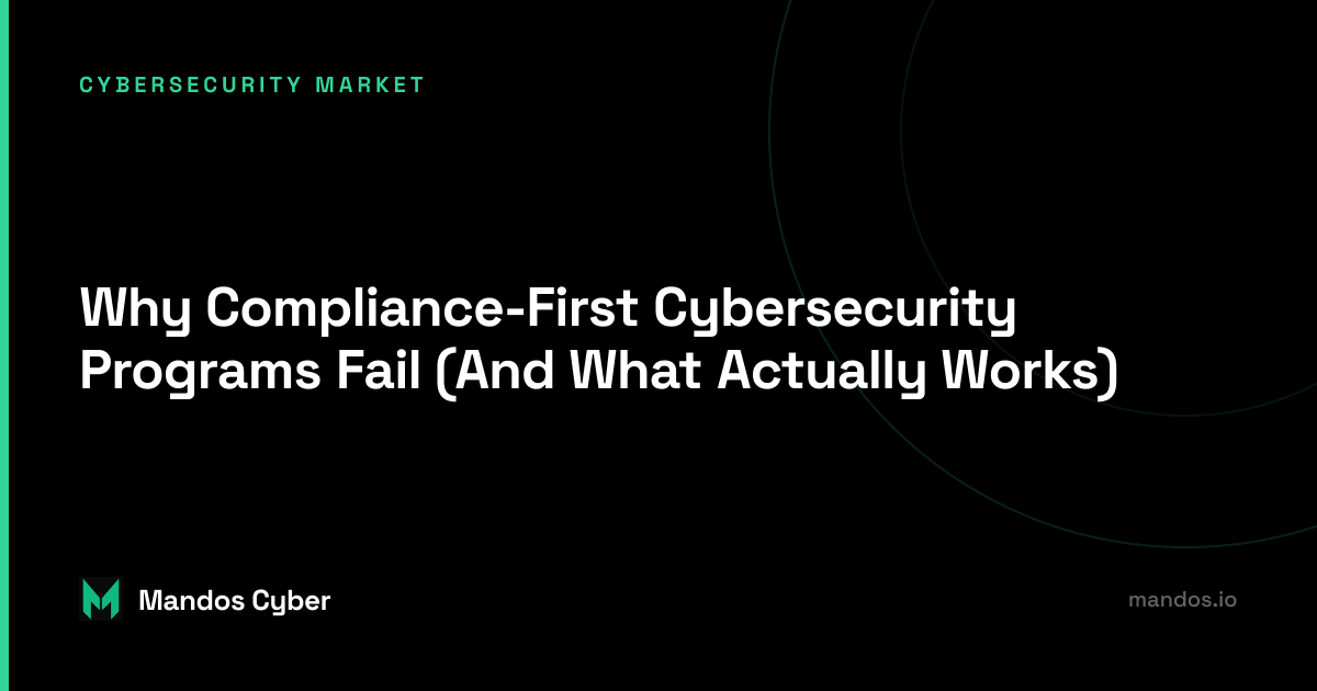 compliance vs cybersecurity and how to do it properly