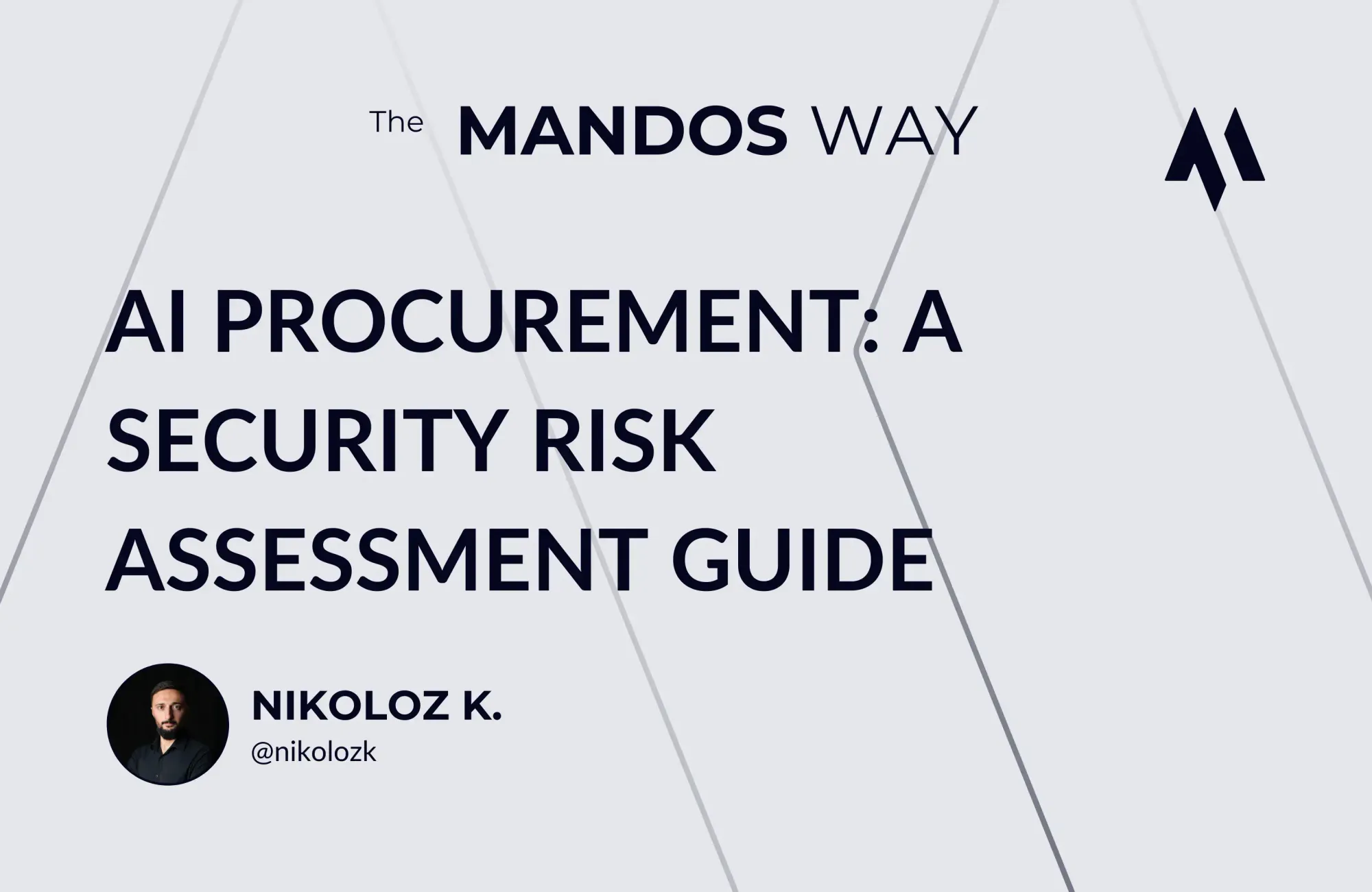 assess security risks in ai solutions mandos nikoloz kokhreidze
