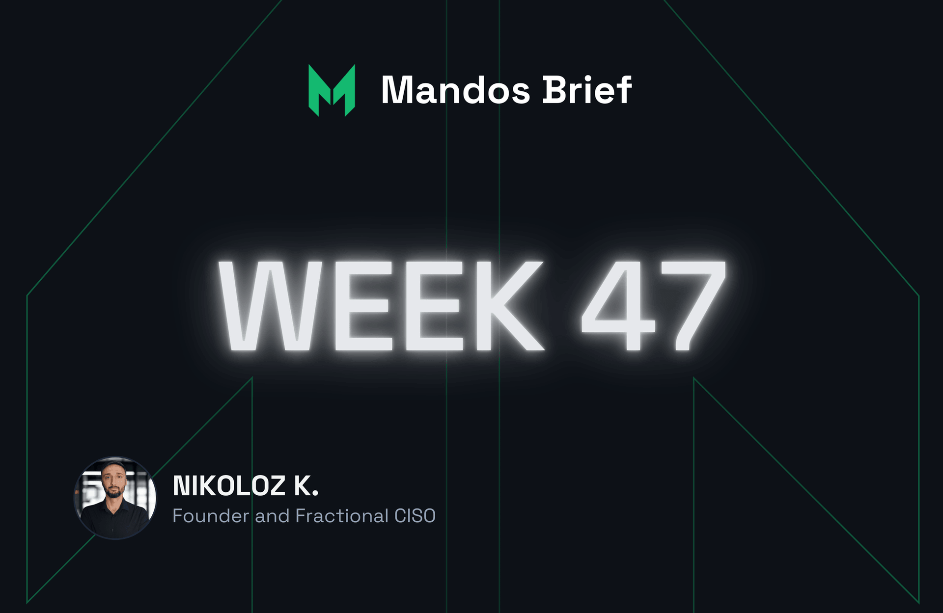 mandos brief cybersecurity newsletter fractional CISO vCISO