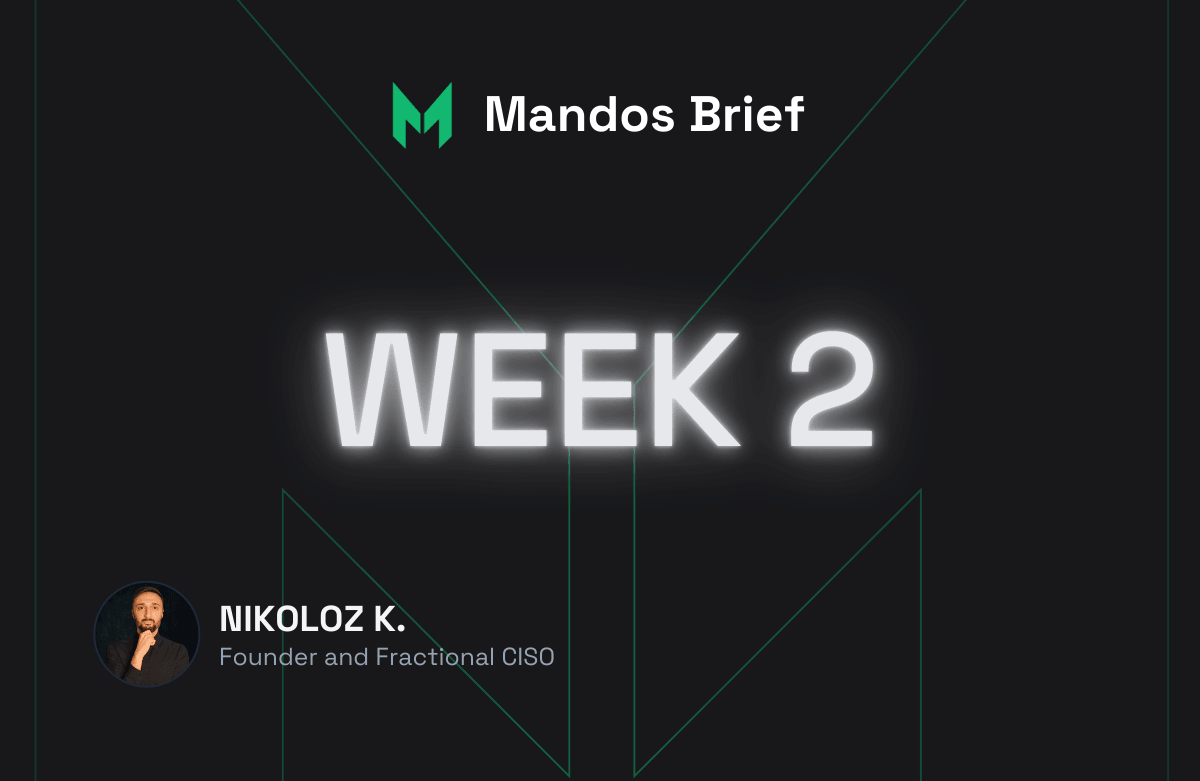 mandos brief cybersecurity newsletter