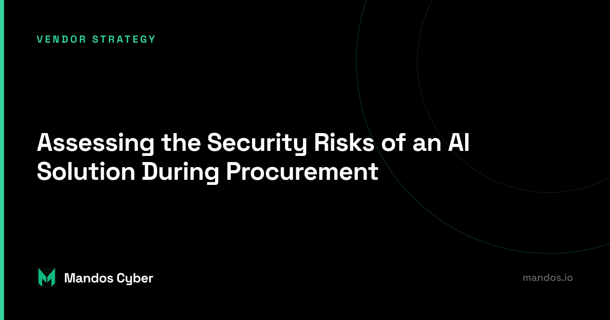 assess security risks in ai solutions mandos nikoloz kokhreidze