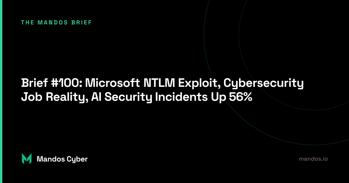 mandos brief cybersecurity and ai newsletter