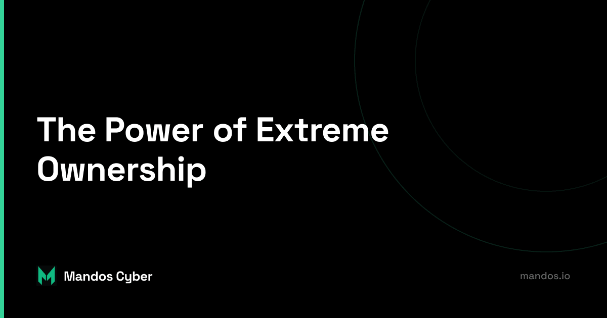 Extreme Ownership, Effective Leadership, Responsibility, Personal Development