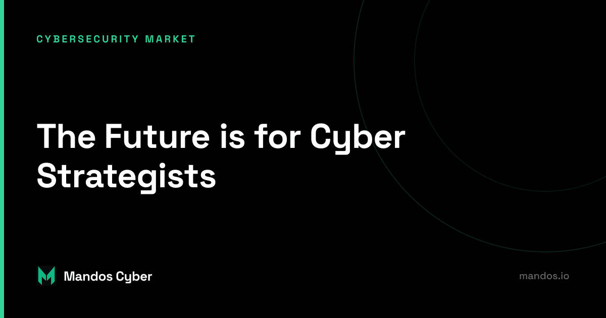 The Future is for Cyber Generalists mandos nikoloz kokhreidze