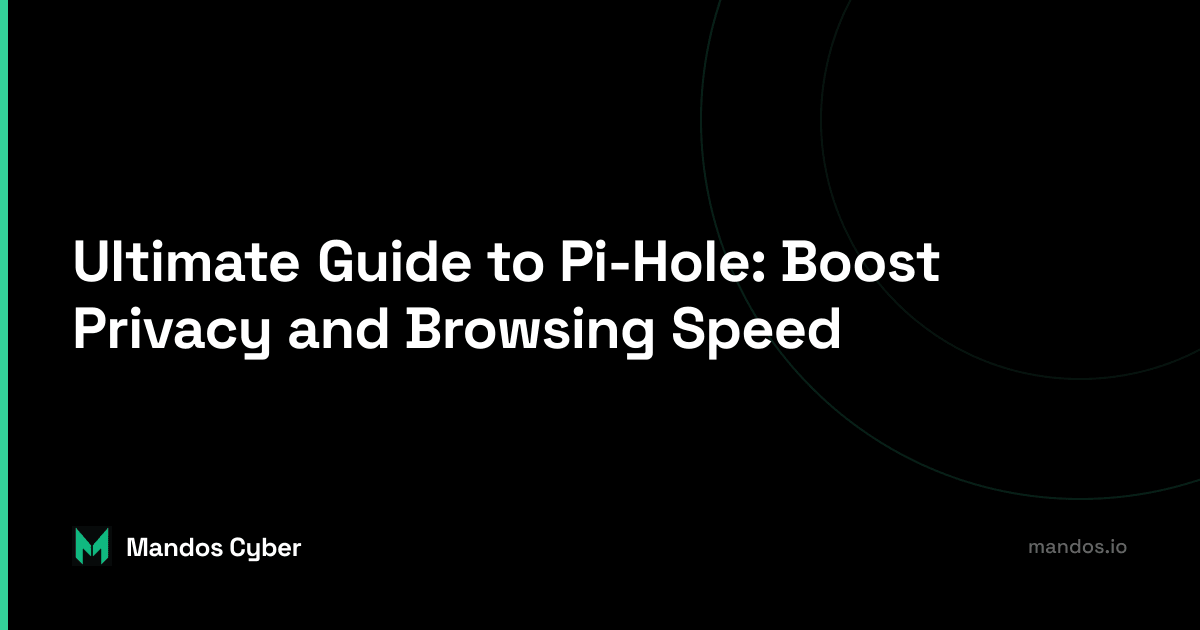 Pi-Hole, ad blocker, privacy, browsing speed