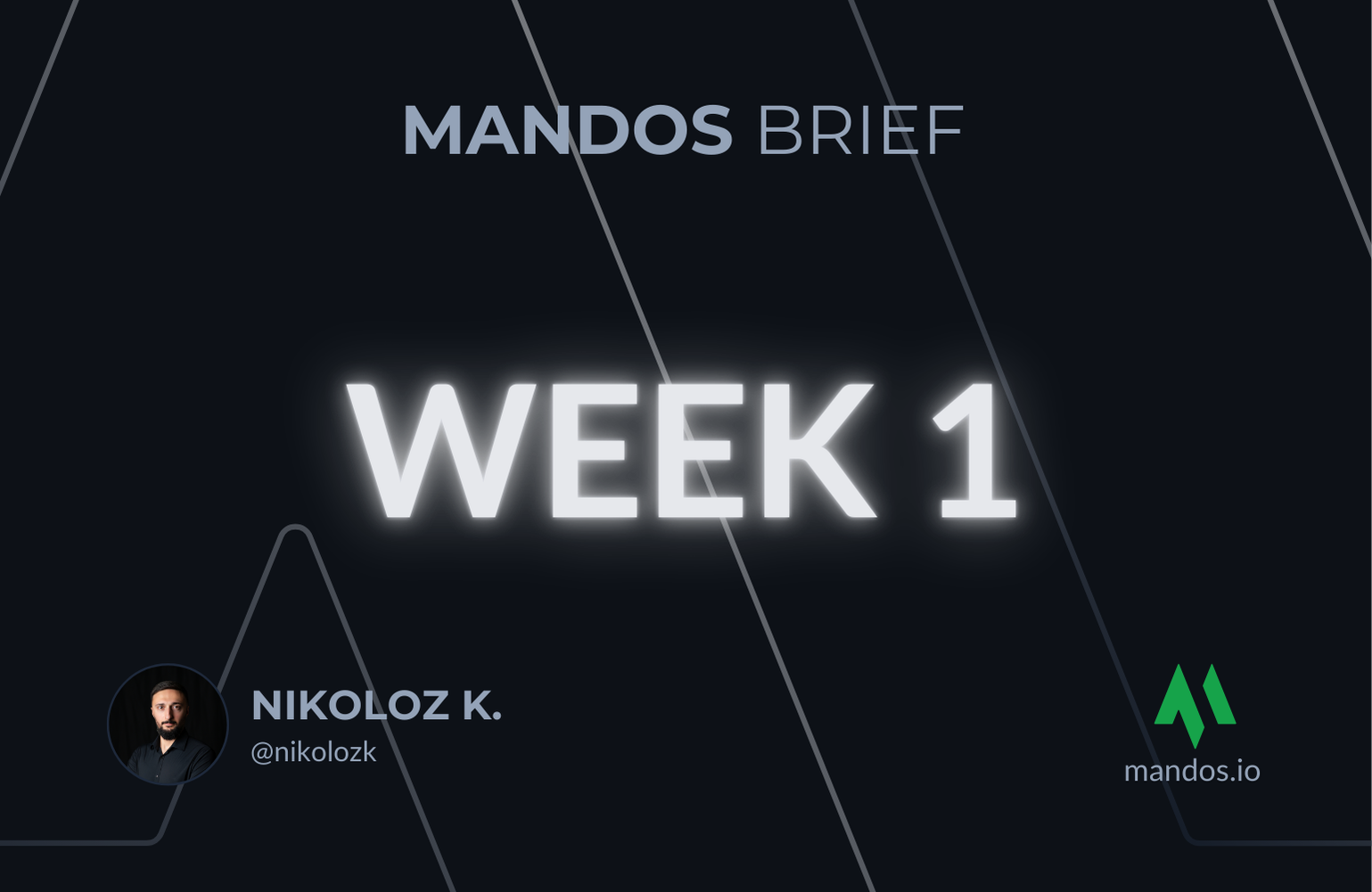 mandos brief cybersecurity newsletter covering week 1 of 2025