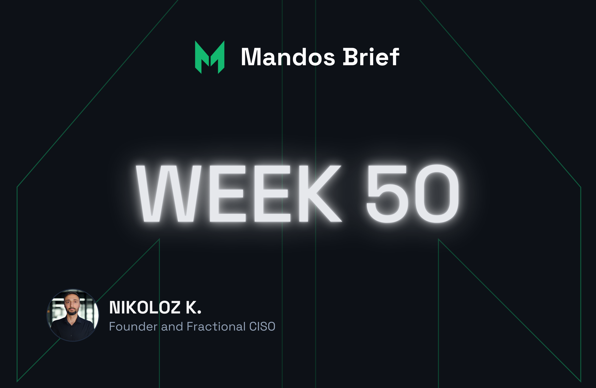 cybersecurity newsletter leading fractional CISO practice in Europe