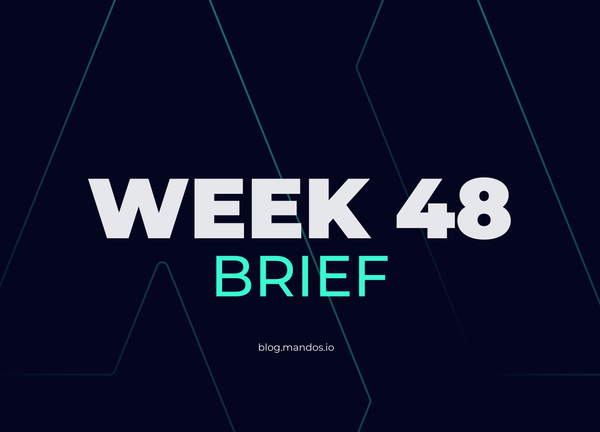 mandos brief for week 48 of 2023