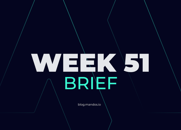 mandos brief for week 51 of 2023