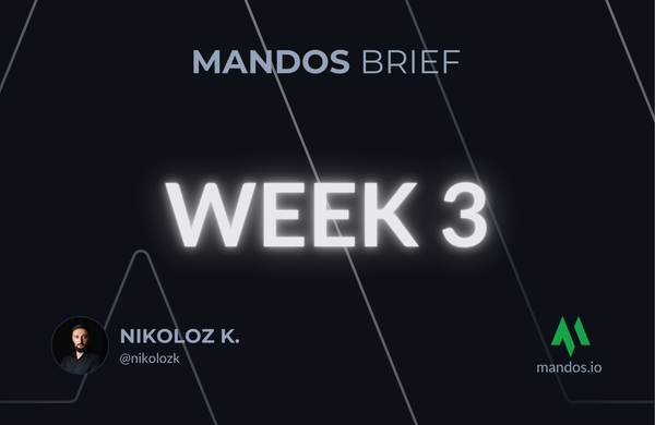 Mandos Brief week 3 of 2025 - newsletter for cybersecurity professionals and leaders