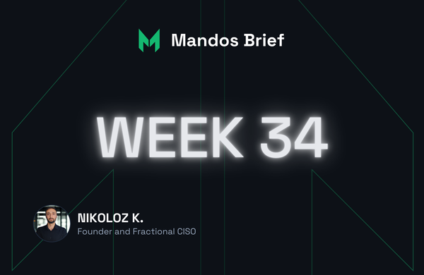 mandos brief cybersecurity newsletter for leaders and professionals