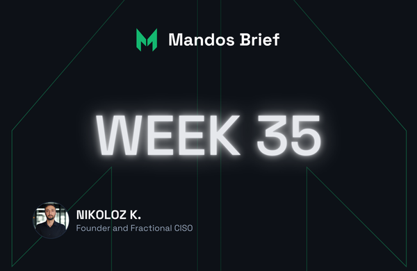 mandos brief cybersecurity newsletter by nikoloz kokhreidze