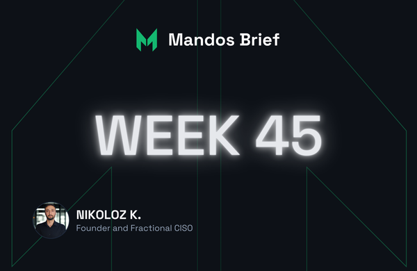 mandos brief cybersecurity newsletter fractional ciso