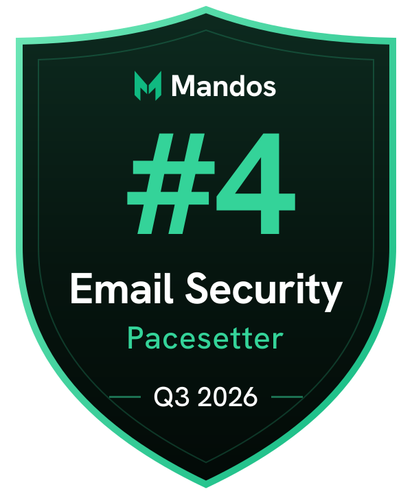 #4 Email & Messaging Security Pacesetter, Q3 2026, Mandos Pacesetters