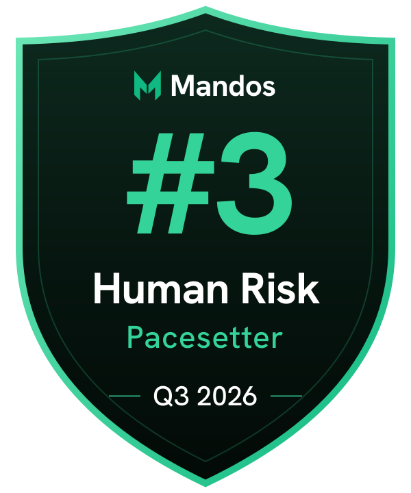 #3 Human Risk Pacesetter, Q3 2026, Mandos Pacesetters