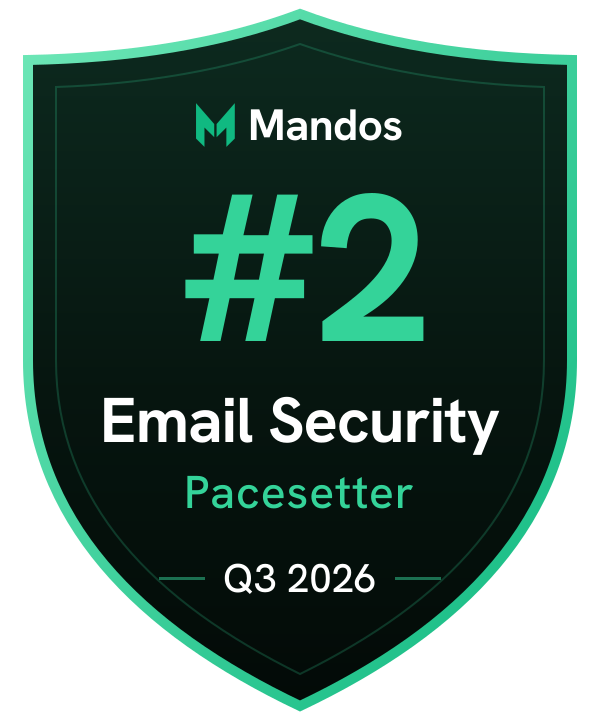 #2 Email & Messaging Security Pacesetter, Q3 2026, Mandos Pacesetters