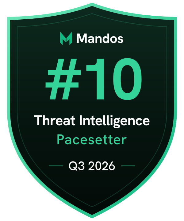 #10 Threat Intelligence Pacesetter, Q3 2026, Mandos Pacesetters
