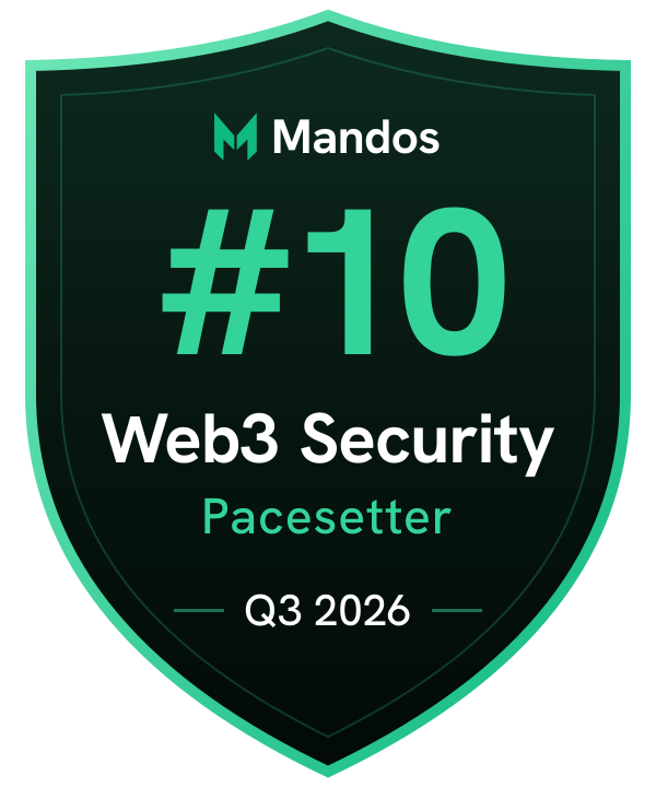#10 Web3 & Blockchain Security Pacesetter, Q3 2026, Mandos Pacesetters