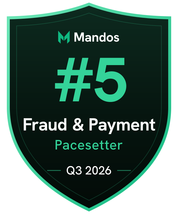 #5 Fraud & Payment Security Pacesetter, Q3 2026, Mandos Pacesetters