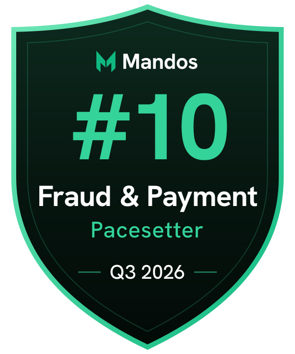 #10 Fraud & Payment Security Pacesetter, Q3 2026, Mandos Pacesetters