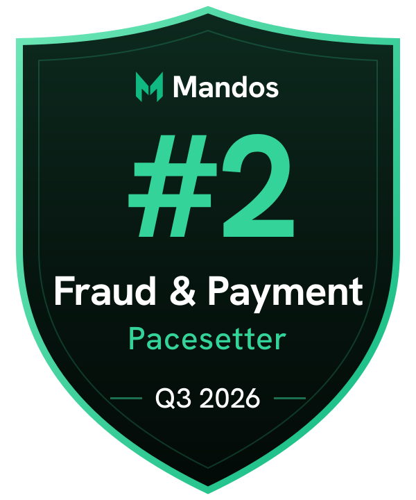 #2 Fraud & Payment Security Pacesetter, Q3 2026, Mandos Pacesetters