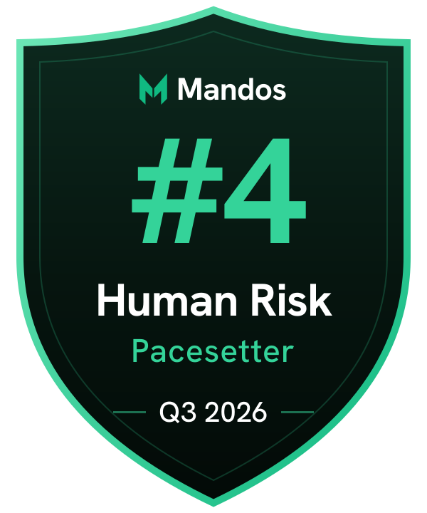 #4 Human Risk Pacesetter, Q3 2026, Mandos Pacesetters