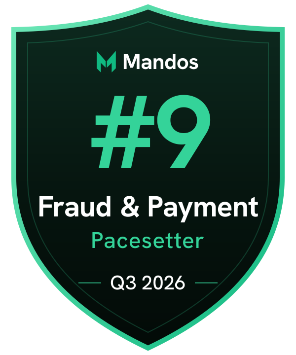 #9 Fraud & Payment Security Pacesetter, Q3 2026, Mandos Pacesetters