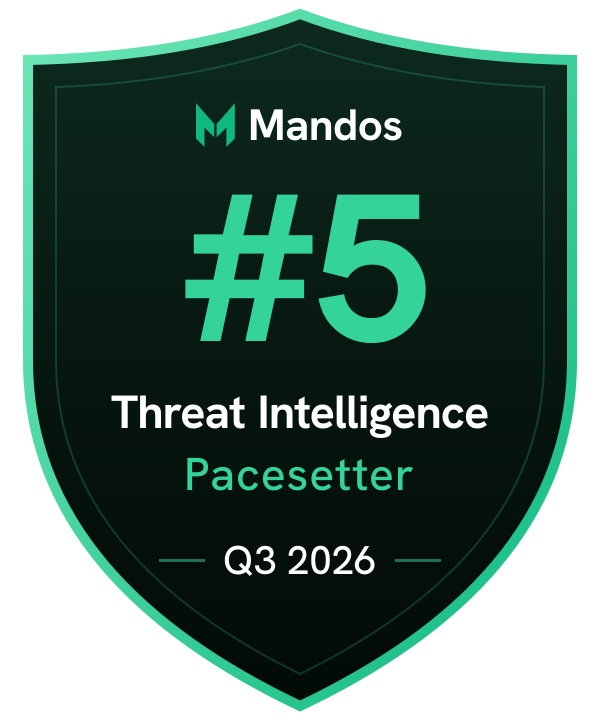 #5 Threat Intelligence Pacesetter, Q3 2026, Mandos Pacesetters