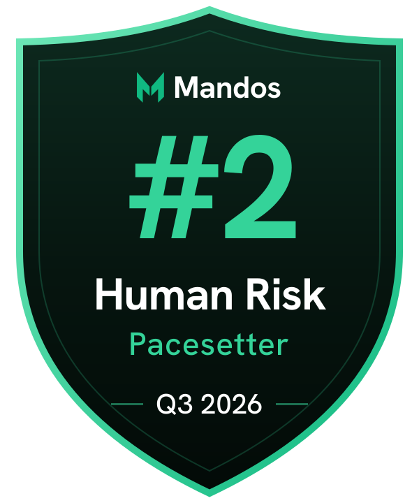 #2 Human Risk Pacesetter, Q3 2026, Mandos Pacesetters