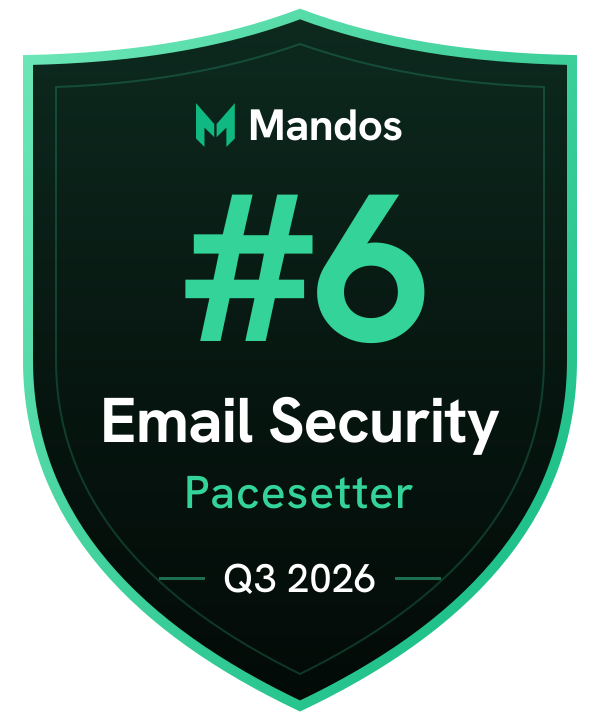 #6 Email & Messaging Security Pacesetter, Q3 2026, Mandos Pacesetters