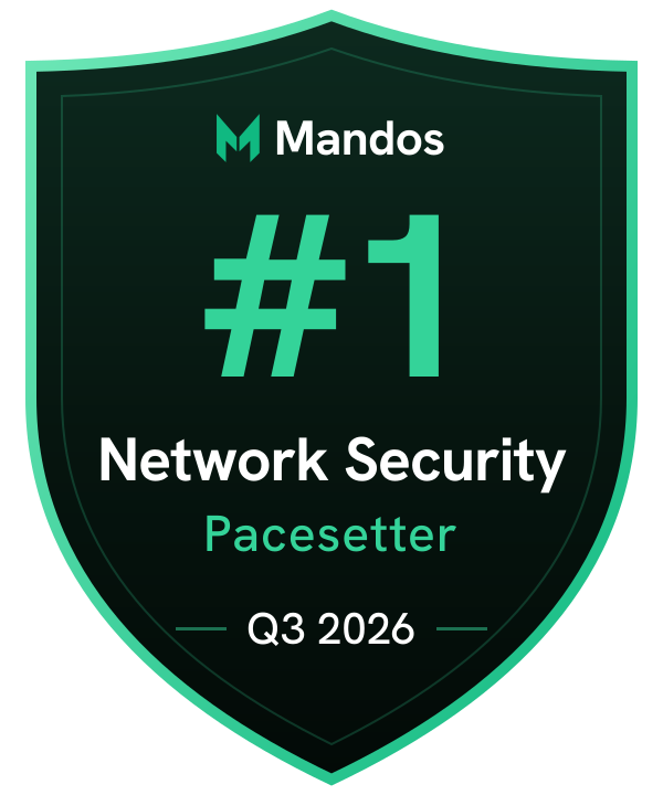 #1 Network Security Pacesetter, Q3 2026, Mandos Pacesetters