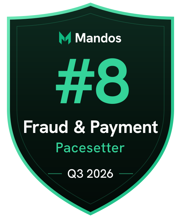 #8 Fraud & Payment Security Pacesetter, Q3 2026, Mandos Pacesetters
