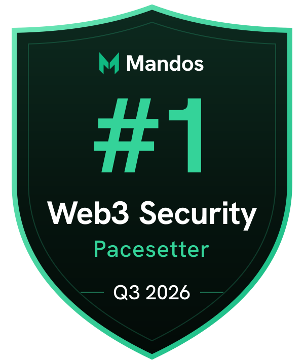 #1 Web3 & Blockchain Security Pacesetter, Q3 2026, Mandos Pacesetters